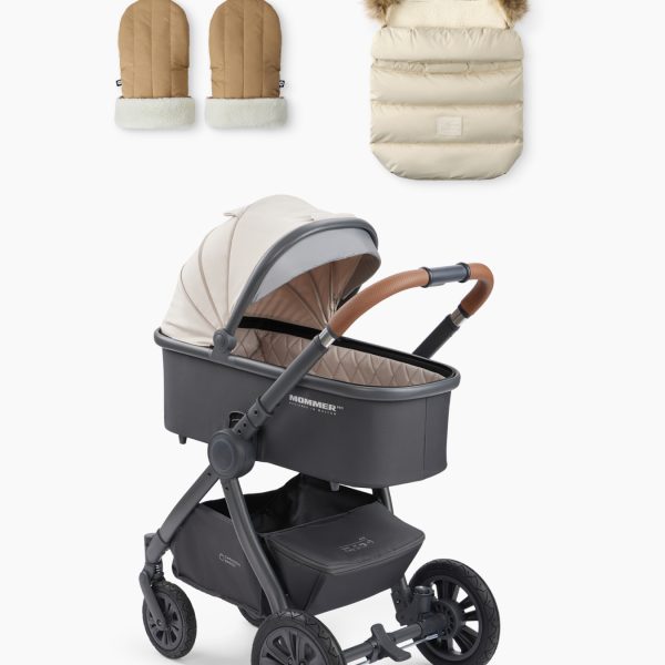 Set "Warm" with Mommer Pro stroller color - Beige