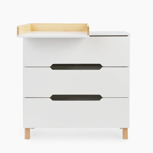Chest of drawers with changing table FIOKI V2