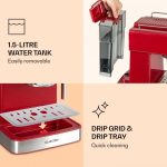 Retro carob coffee maker Klarstein Gusto Classico (10035565) - Image 3