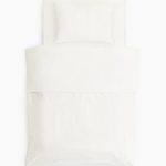 Single bed linen set (duvet cover, pillowcase, fitted sheet)