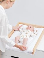 Mattress for changing table with cover with zipper, 50x73 cm - Image 4