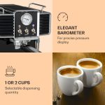 Retro carob coffee maker Klarstein Gusto Classico (10035564) - Image 5